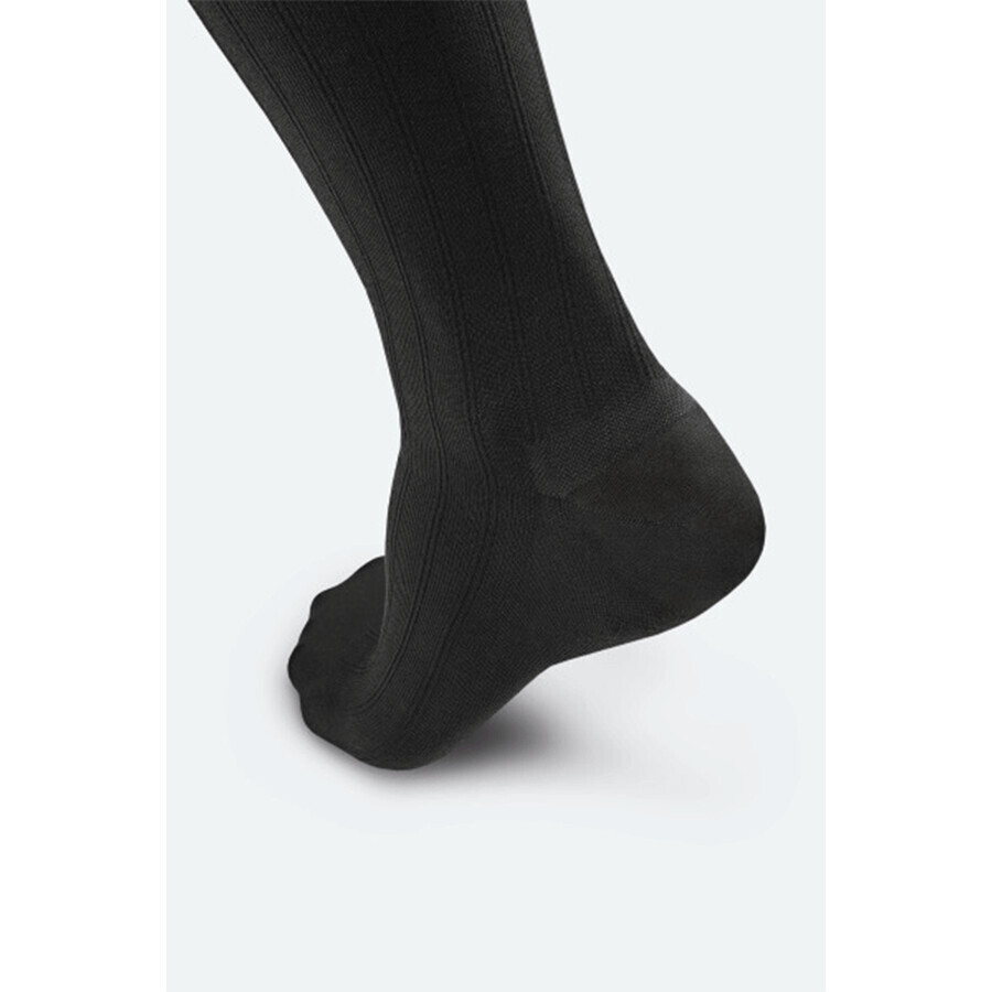 Jobst For Men Explore, chaussettes de compression pour le genou, CCL2, bout fermé, taille 4, noir