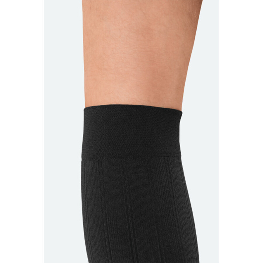 Jobst For Men Explore, chaussettes de compression pour le genou, CCL2, bout fermé, taille 4, noir