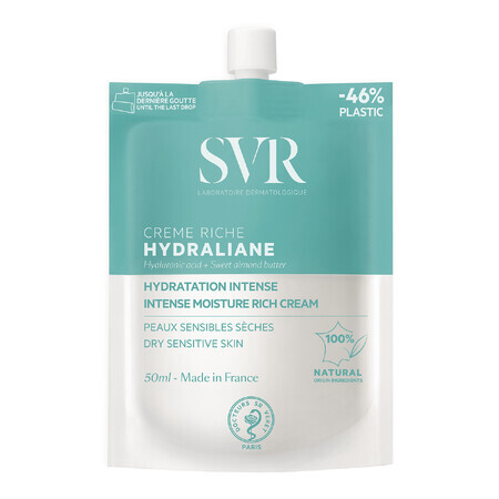 SVR Hydraliane Riche, crème hydratante intensive pour peaux sèches et très sèches, 50 ml