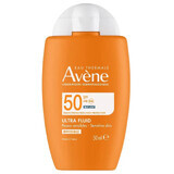 Avene Ultra Fluid Invisible, protecție solară facială invizibilă, piele sensibilă, SPF 50+, 50 ml