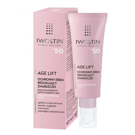 Iwostin Age Lift, crema protectora reductora de arrugas, FPS 50, 40 ml