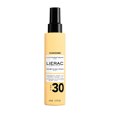 Lierac Sunissime, lait corporel protecteur, SPF 30, 150 ml