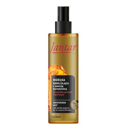 Farmona Jantar, brume hydratante à l'essence d'ambre, cheveux secs et cassants, 200 ml