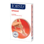 Jobst Opaque, chaussettes de compression, CCL2, bout fermé, taille 2 Petit, caramel