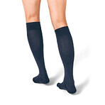 Jobst For Men Explore Knee Compression Socks CCL2 Closed Toe Size 2 Navy Blue