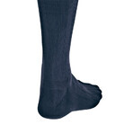 Jobst For Men Explore Knee Compression Socks CCL2 Closed Toe Size 2 Navy Blue