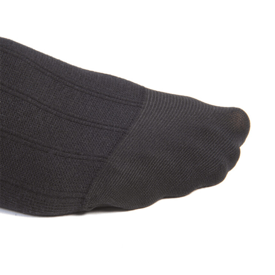 Jobst For Men Explore, chaussettes de compression au genou, CCL2, bout fermé, taille 6, noir