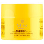 Miya myENERGYmask, masque illuminant à la vitamine C, 50 ml