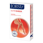 Jobst Ultra Sheer Compression Tights, CCL2, Closed Toe, Size 5, Black