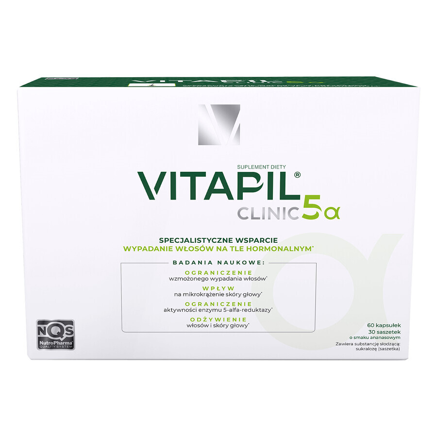 Vitapil Clinical 5alpha, 30 sachets + 60 capsules