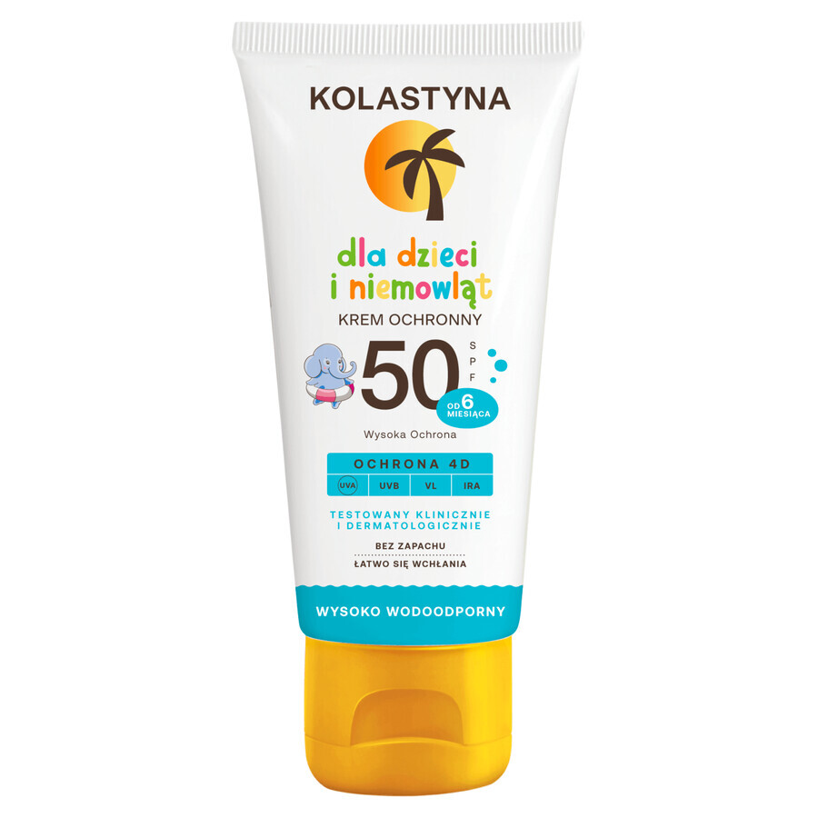 Kolastyna, crème solaire pour enfants et bébés, à partir de 6 mois, SPF 50, 75 ml