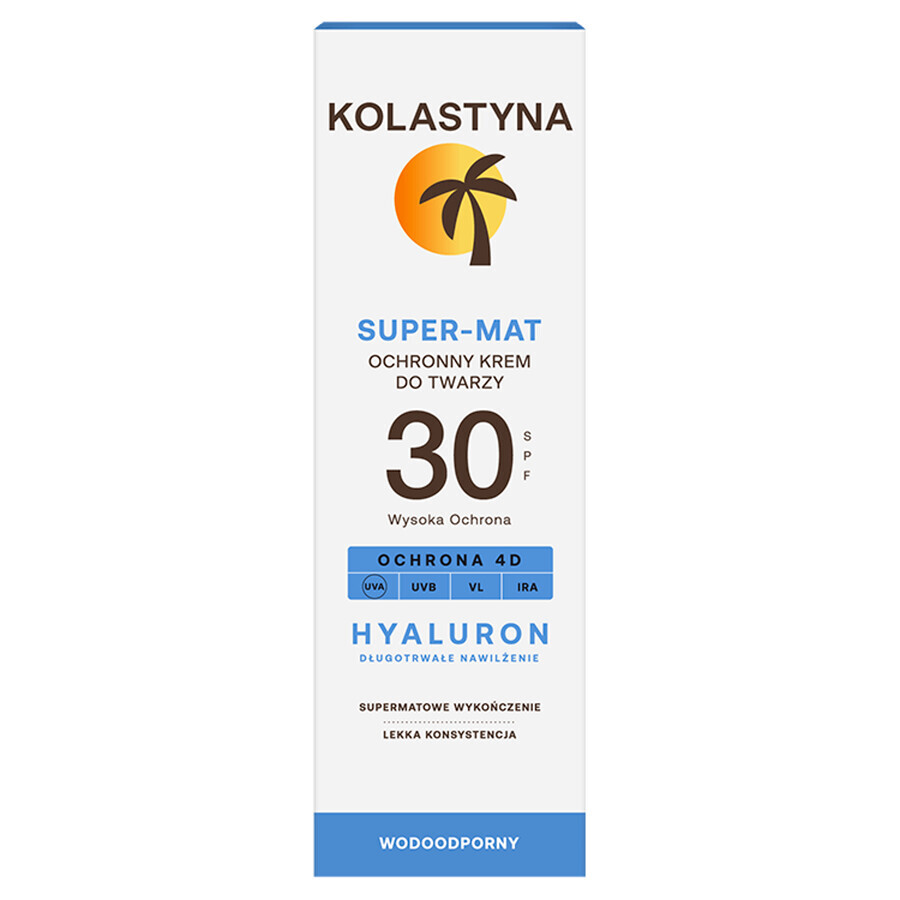 Kolastyna, crème protectrice super-mat, SPF 30, 50 ml