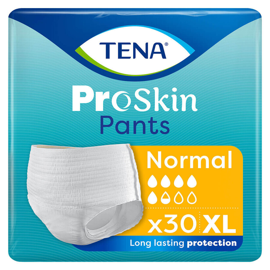 Tena Pants ProSkin, slip absorbant, taille XL, 120-160 cm, Normal, 30 pièces