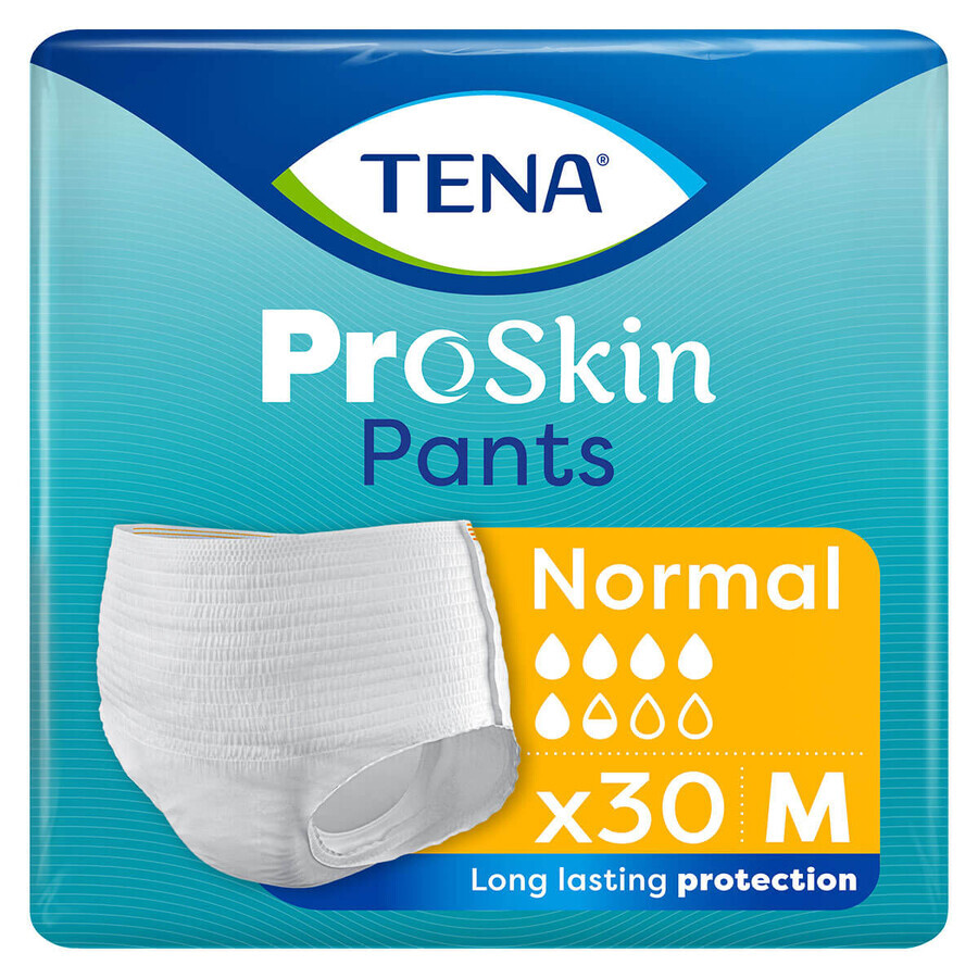 Tena Pants ProSkin, slip absorbant, taille M, 80-110 cm, Normal, 30 pièces