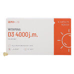 SEMA Lab Vitamine D3 4000 UI, 60 capsules molles