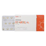 SEMA Lab Vitamine D3 4000 UI, 60 capsules molles