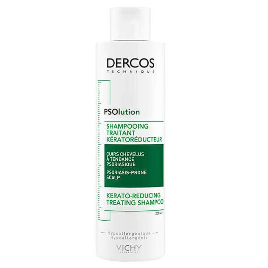 Vichy Dercos PSOlution, shampooing kératolytique, 200 ml