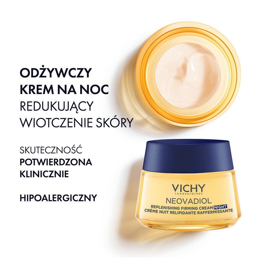 Vichy Neovadiol Post-Menopause, repairing night cream against sagging skin, 50 ml