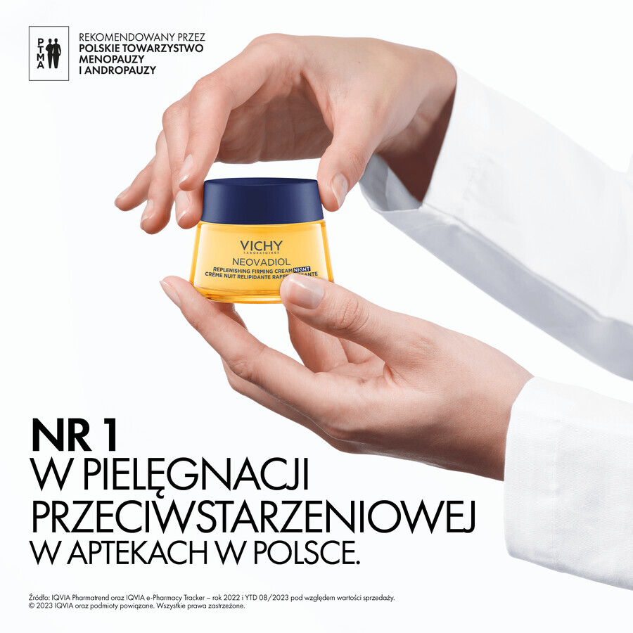 Vichy Neovadiol Post-Menopause, repairing night cream against sagging skin, 50 ml