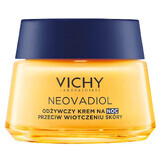 Vichy Neovadiol Post-Menopause, crème de nuit réparatrice contre le relâchement cutané, 50 ml