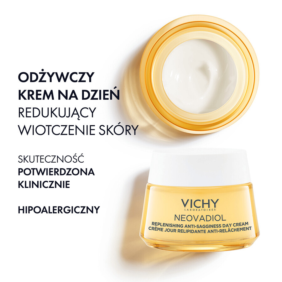 Vichy Neovadiol Post-Menopause, crème de jour réparatrice contre le relâchement cutané, 50 ml