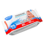 AKUKU A0031 Baby Wipes 60pcs + 10 Free