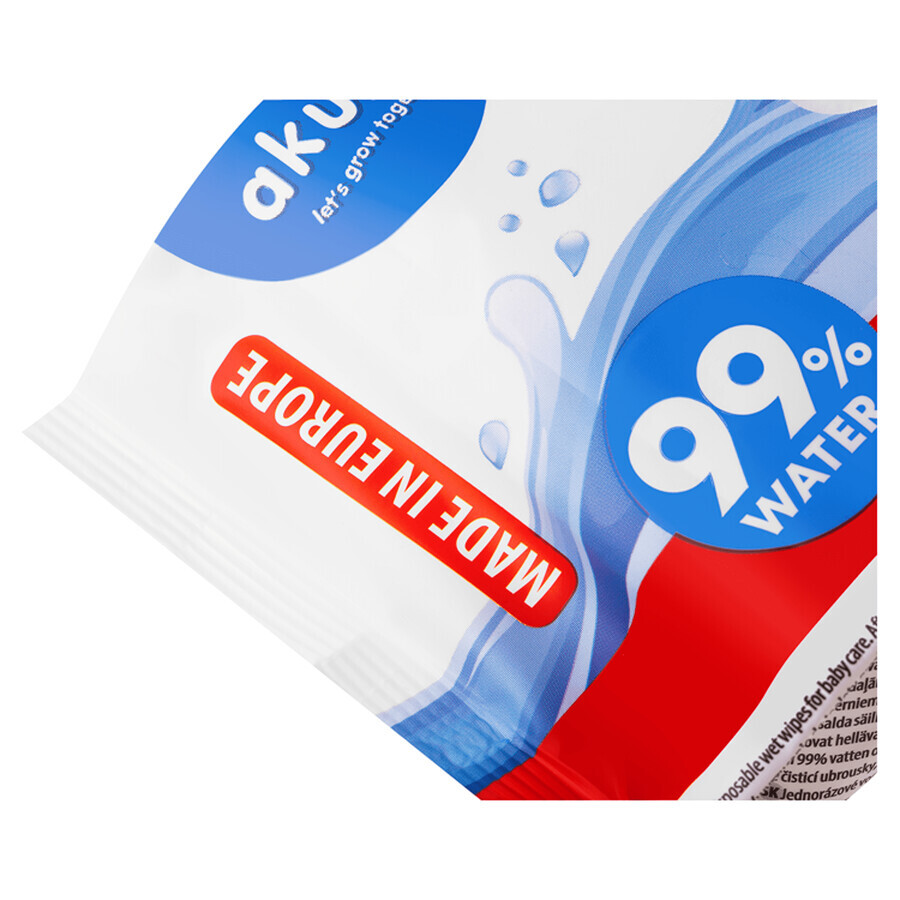 AKUKU A0031 Baby Wipes 60pcs + 10 Free