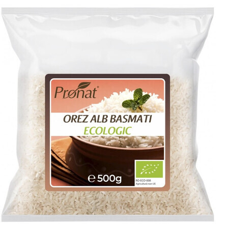 Riz Basmati Blanc Bio, 500 g, Pronat