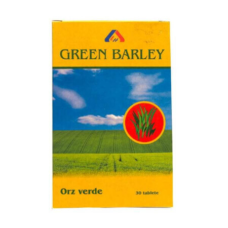 Orge vert orge vert, 30 comprimés, American Lifesyle