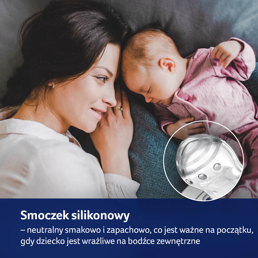 Lovi Baby Shower, suzetă, silicon, dinamic, băiat, 22/900, de la 0-2 luni, 2 bucăți