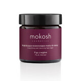 Mokosh, maschera viso levigante e detergente, fico con carbone, 60 ml