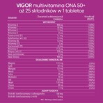 Vigor Multivitamine Ona 50+, 60 tablets