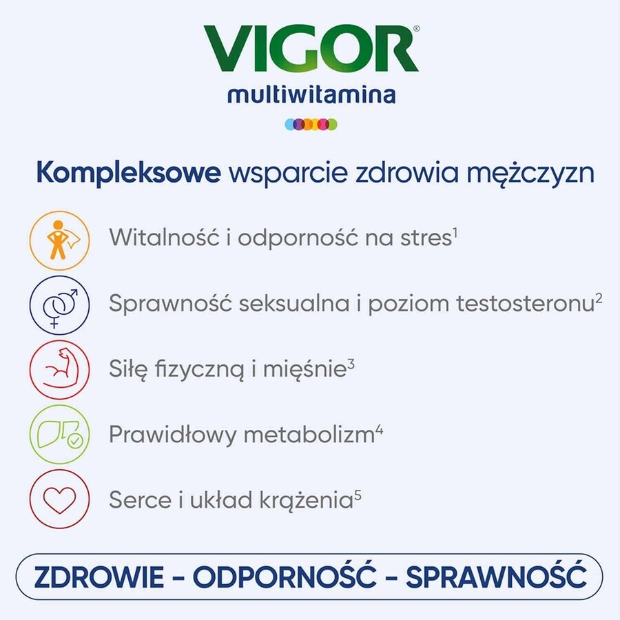 Vigor Multivitamin On, 60 tablets