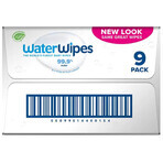 WaterWipes Bio, lingettes humides, eau, dès la naissance, 9 x 60 pcs