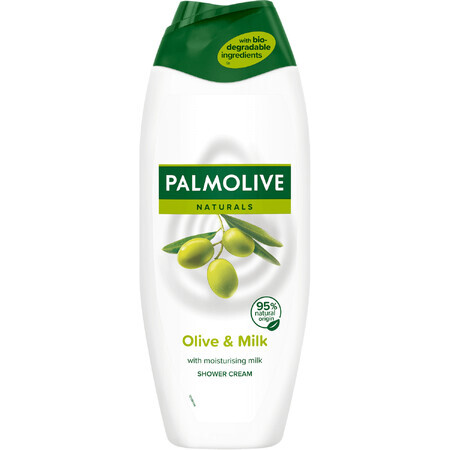 Palmolive Naturals, gel de duș cremos, măsline și lapte, 500 ml