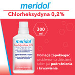 Meridol Chlorhexidine 0,2%, bain de bouche, sans alcool, 300 ml