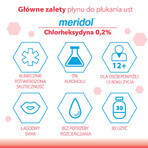 Meridol Chlorhexidine 0,2%, bain de bouche, sans alcool, 300 ml