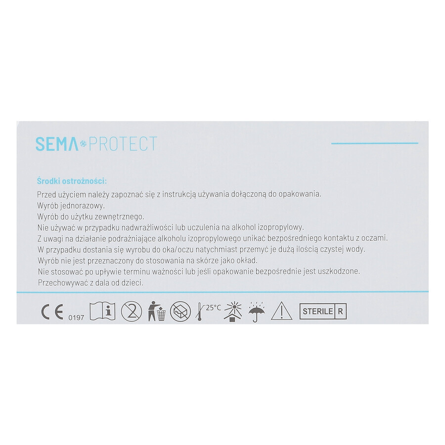 SEMA Protect, tampons désinfectants, 100 pcs.