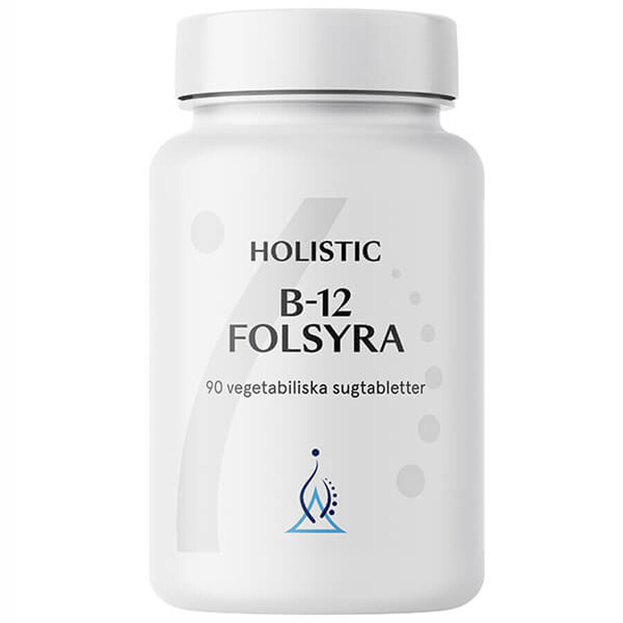 Holistic B-12 Folsyra, 90 pastilles