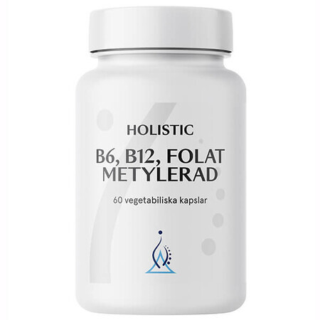 Holistic B6, B12, Folate Methylerad, 60 capsules