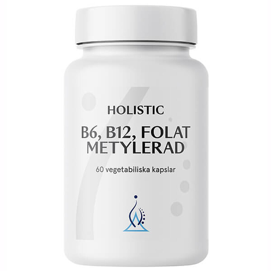 Holistic B6, B12, Folate Methylerad, 60 capsules