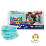 Praesidium, Junior medical mask, pediatric, 3 layers, 10 pcs.