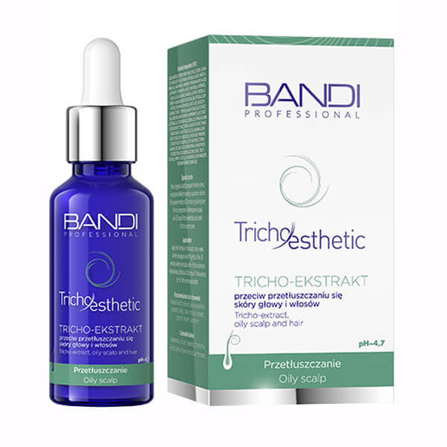 Bandi Tricho, estratto antigrasso per cuoio capelluto e capelli, 30 ml