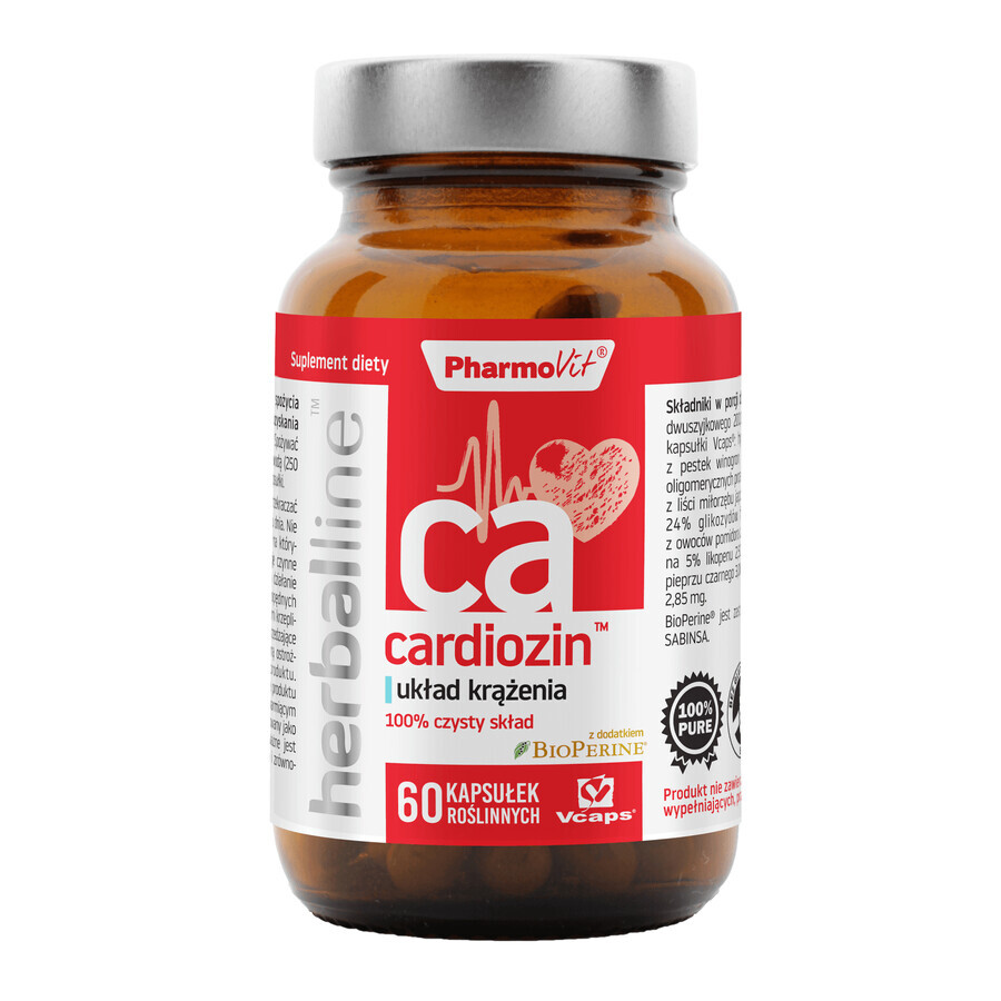 PharmoVit HerbalLine Cardiozin Cardiovascular system, 60 herbal capsules