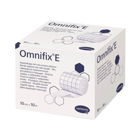 Omnifix E, adhésif pour pansements, 10 cm x 10 m, 1 pièce