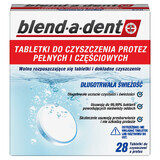 Blend-a-dent, Comprimés de nettoyage pour prothèses dentaires, Fraîcheur longue durée, 28 comprimés