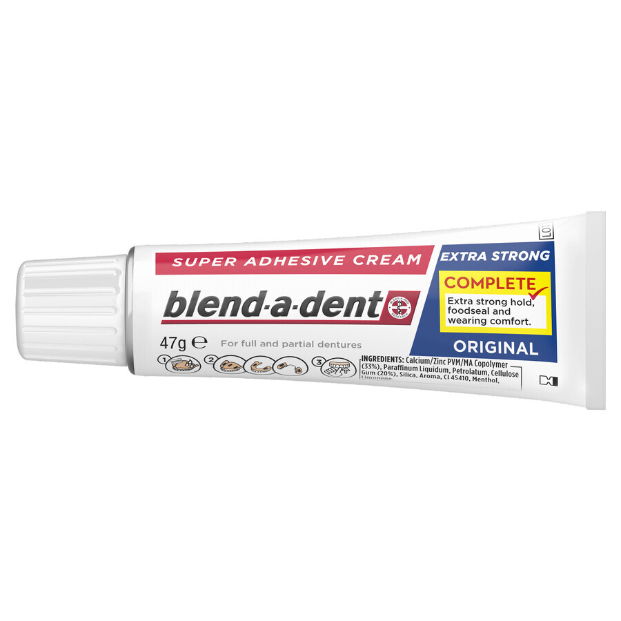 Blend-a-dent Compleet, Kunstgebitlijm, Origineel, 47 g