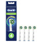 Oral-B Cross Action, embouts de remplacement pour la brosse &#224; dents &#233;lectrique Clean Maximiser, EB50-4, 4 pi&#232;ces