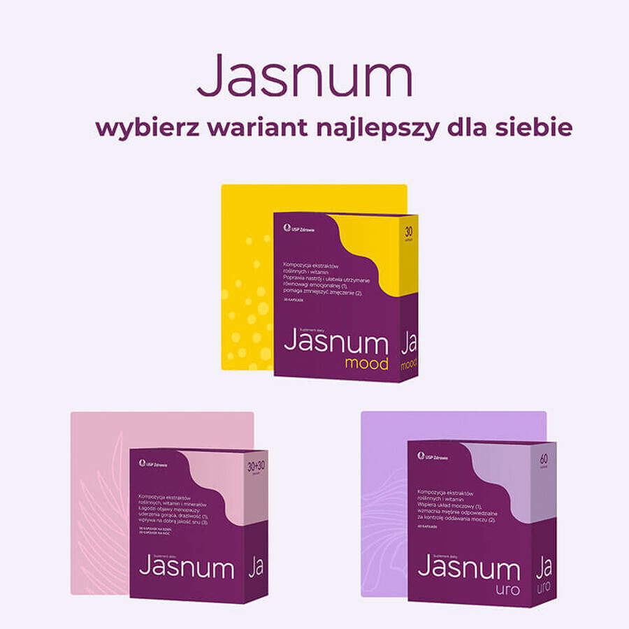 Jasnum, 30 gélules jour + 30 gélules nuit