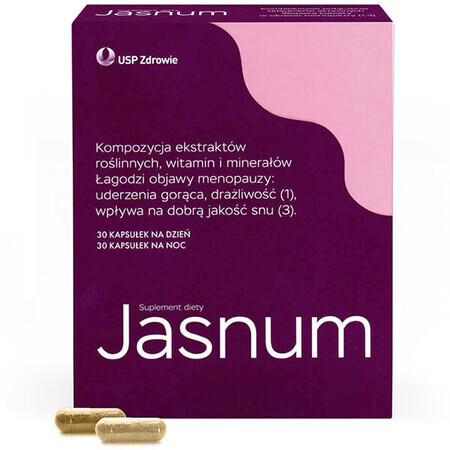 Jasnum, 30 gélules jour + 30 gélules nuit